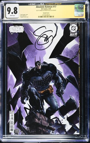 Absolute Batman #17 CGC 9.8 Variant Cover
