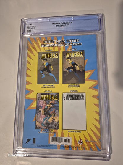 Invincible Foil Edition #1 CGC 9.8 The 616 Comics "Virgin" Edition 3/26