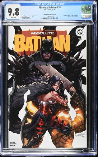 ABSOLUTE BATMAN #16 CGC 9.8 TYLER KIRKHAM EXCLUSIVE VARIANT 2026