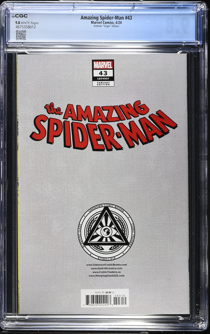 Amazing Spider-Man #43 Tyler Kirkham Virgin Variant CGC 9.8