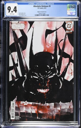 Absolute Batman #9 CGC 9.4 Dustin Nguyen 1:25 Incentive Variant Cover