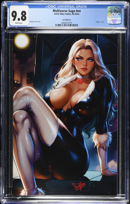 Black Cat Multiverse Saga CGC 9.8 Dhaxina Virgin Nice Variant 'A'
