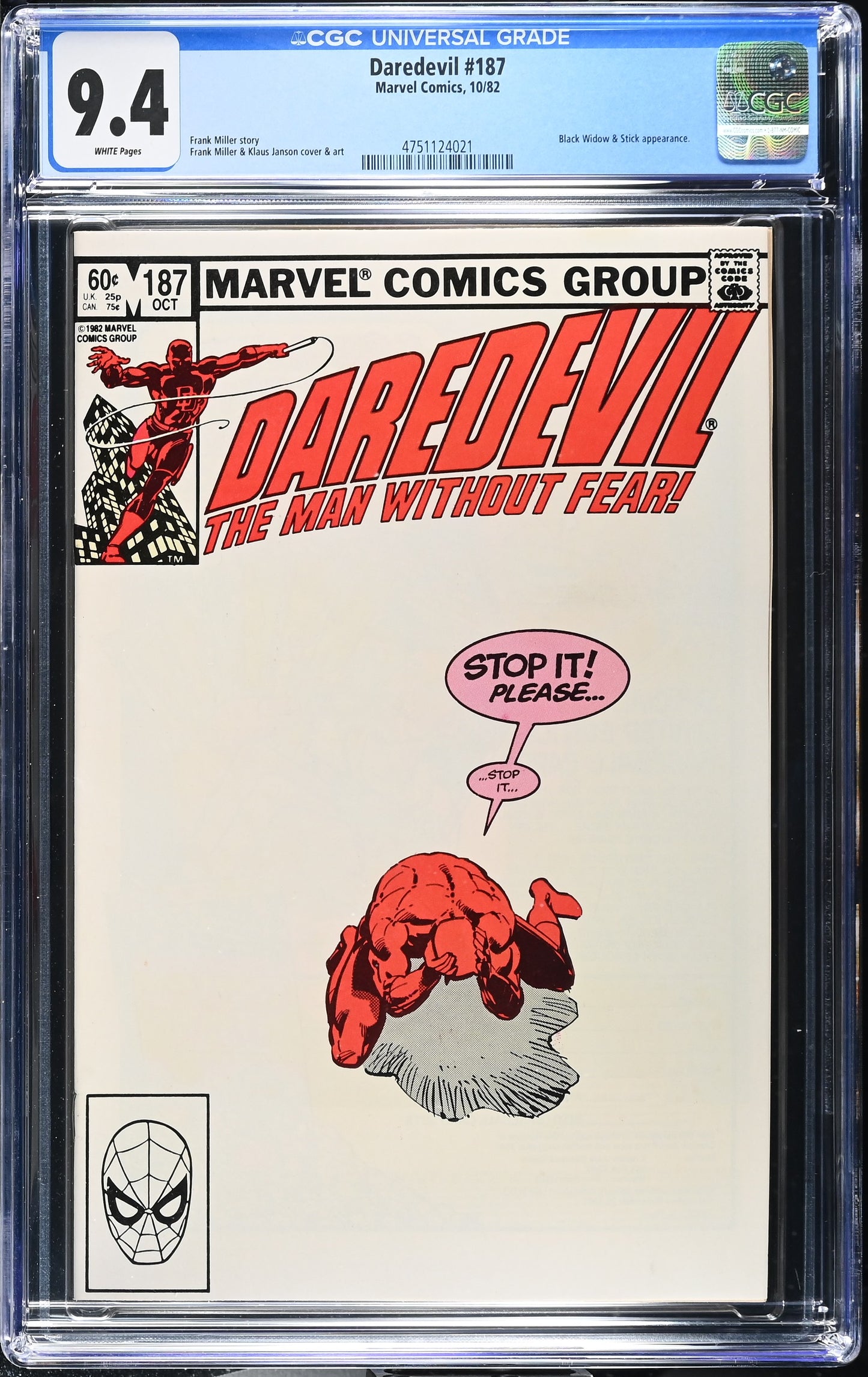 Daredevil #187 CGC 9.4