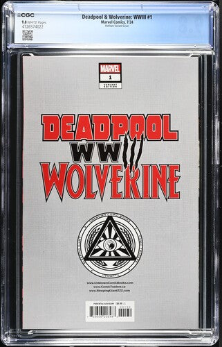 Deadpool & Wolverine: WWIII #1 Marvel 2024 Kirkham Virgin Variant CGC 9.8