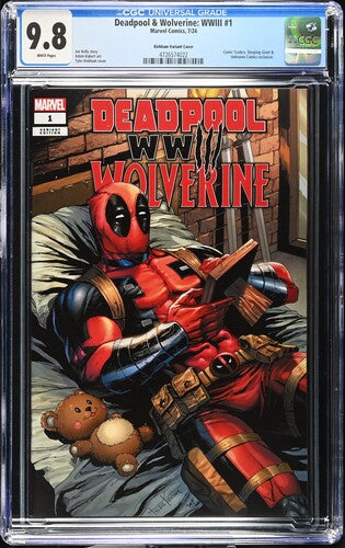 Deadpool & Wolverine: WWIII #1 Marvel 2024 Kirkham Virgin Variant CGC 9.8