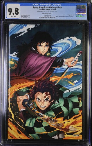 NYCC 2025 FAME: KOYOHARU GOTOUGE "Demon SLAYER" JONATHAN URIBE /120 CGC 9.8