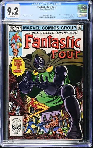 FANTASTIC FOUR #247 1st Kristoff Vernard later DR DOOM CGC 9.2