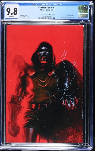 Fantastic Four #1 Gabrielle Dell 'Otto Exclusive "Doom" Virgin Edition - CGC 9.8