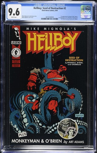 Hellboy: Seed of Destruction #2, CGC 9.6, Dark Horse, April 1994