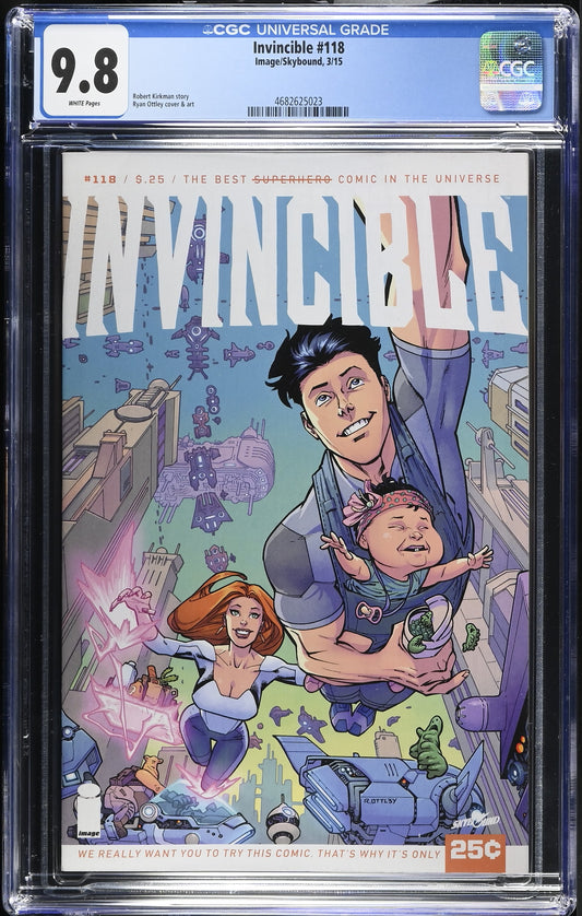 Invincible #118 - Image/Skybound, 3/15 - CGC 9.8