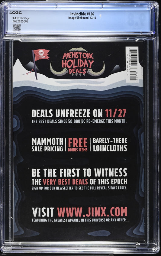 Invincible 126 12/15 Image/Skybound CGC 9.8