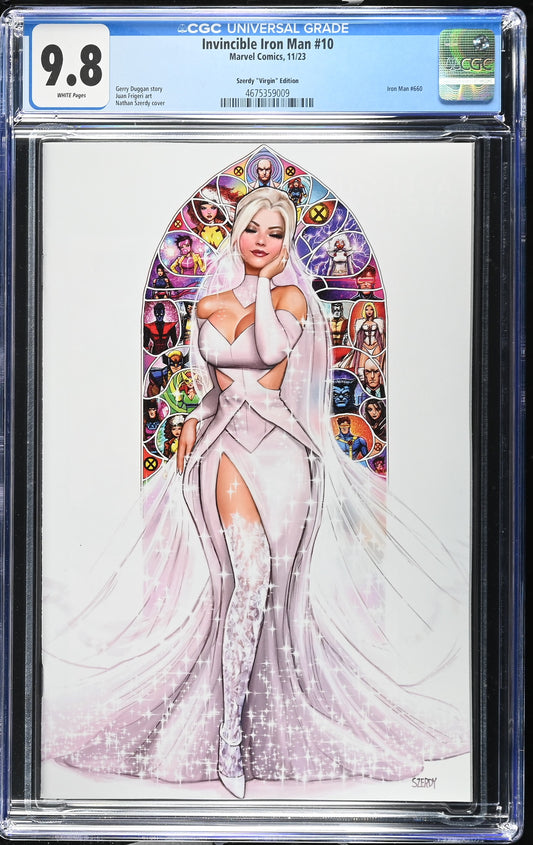 Invincible Iron Man 10 11/23 Marvel Comics Szerdy "Virgin" Edition