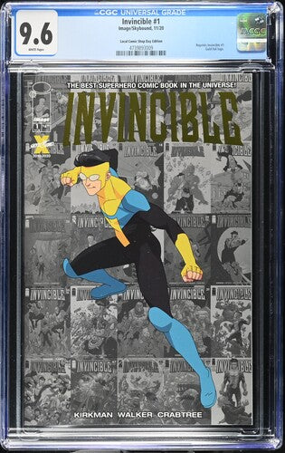 Invincible #1 Reprint CGC 9.6 Local Comic Shop Day Edition 2020 Gold Foil Cover