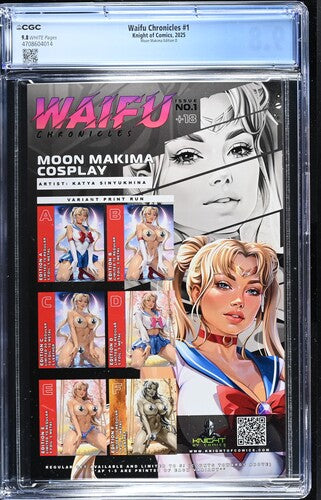 Waifu Chronicles #1 CGC 9.8 Moon Makima Sailor Moon Cosplay Katya Sinyukhina LTD