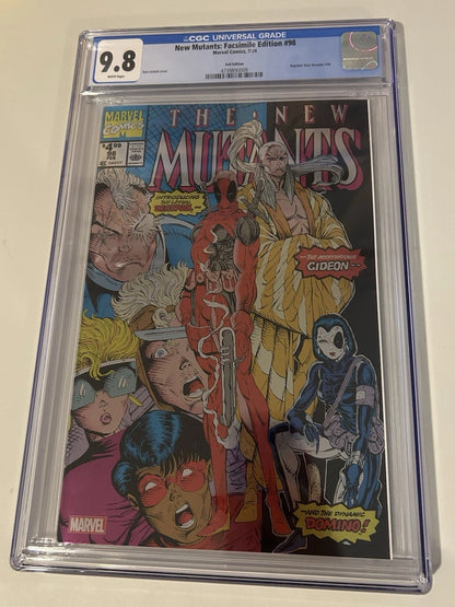 New Mutants #98 Facsimile FOIL Edition CGC 9.8 (Marvel Comics 2024)