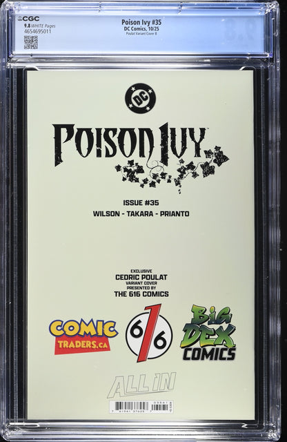 Poison Ivy #35 CGC 9.8 Cedric Poulat 616 Comics Virgin Variant B
