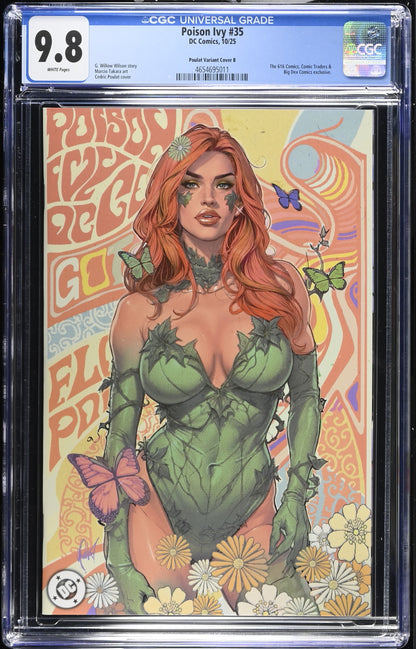 Poison Ivy #35 CGC 9.8 Cedric Poulat 616 Comics Virgin Variant B