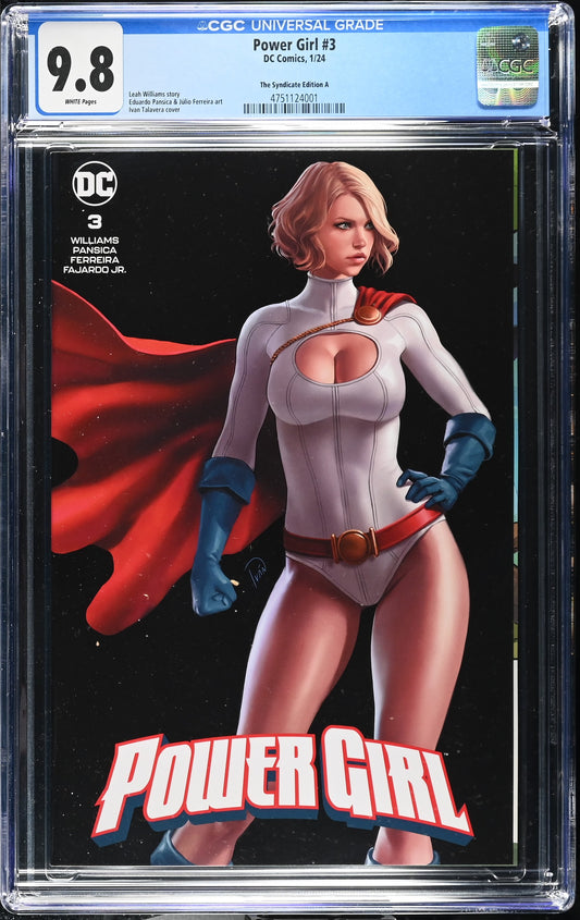 Power Girl #3 2024 DC CGC 9.8 Syndicate Edition A