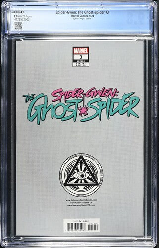 Spider-Gwen Ghost-Spider #3 CGC 9.8 Ejikure Exclusive Virgin Variant Marvel