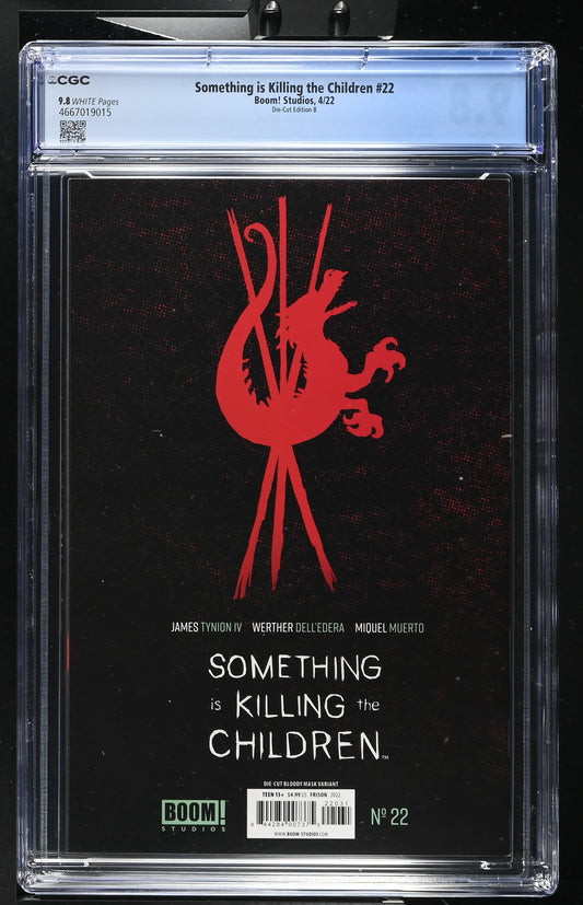 Something Is Killing the Children #22 Frison Bloody Die-Cut CGC 9.8
