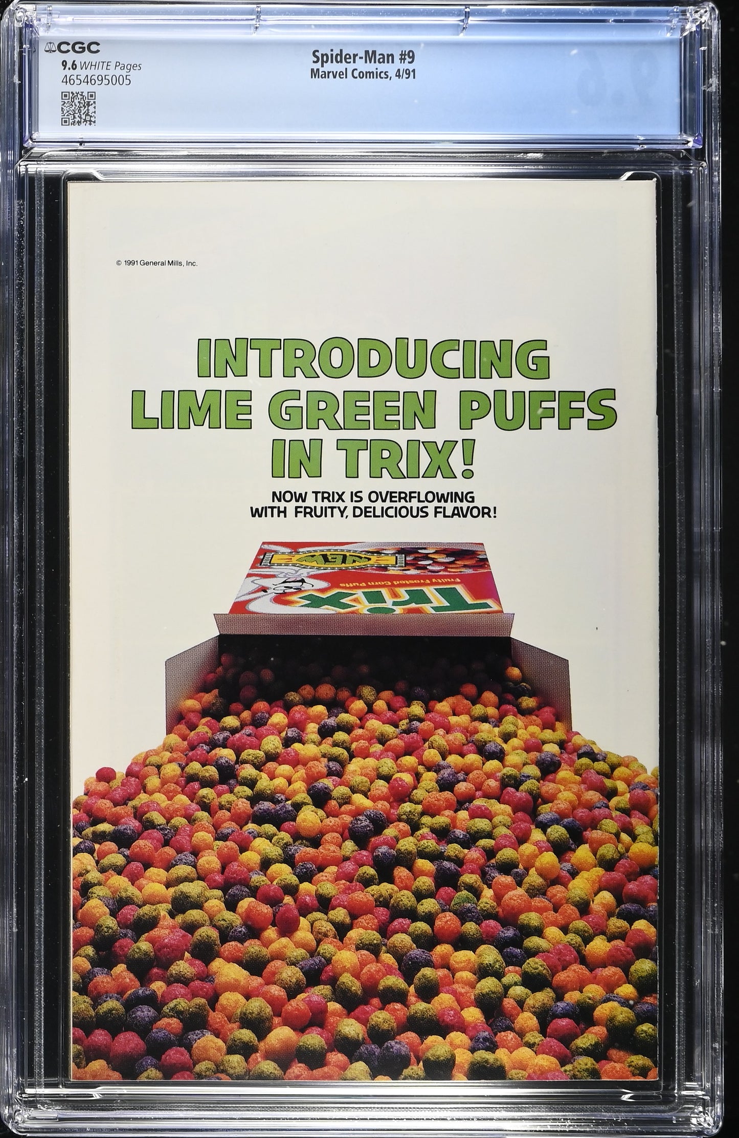 Spider-Man #9 Todd McFarlane Cover CGC 9.6 1991 Marvel Comics