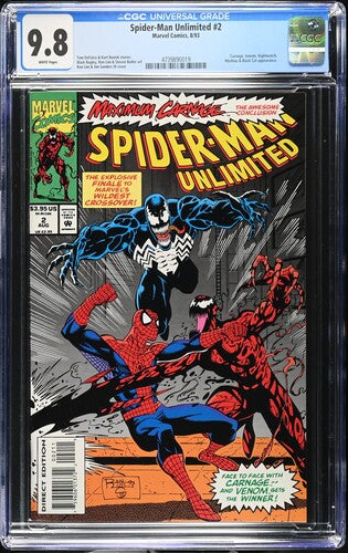 Spider-Man Unlimited #2 1993 CGC 9.8 Carnage Venom