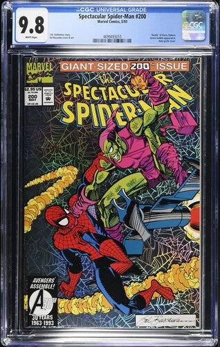 The Spectacular Spider-Man #200 CGC 9.8 (1993) Marvel FOIL Green Goblin