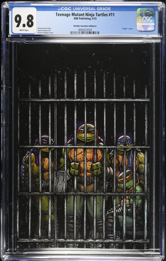 Teenage Mutant Ninja Turtles 11 9/25 IDW Publishing Incentive Edition A CGC 9.8