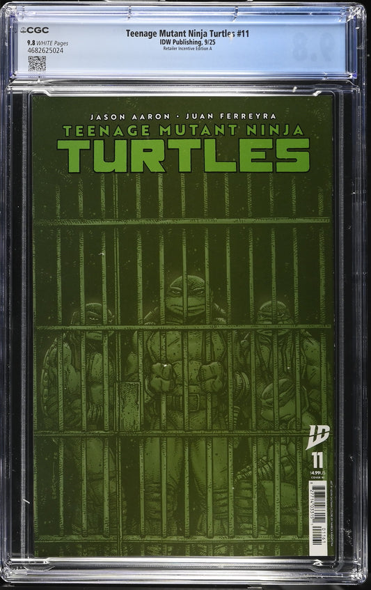 Teenage Mutant Ninja Turtles 11 9/25 IDW Publishing Incentive Edition A CGC 9.8