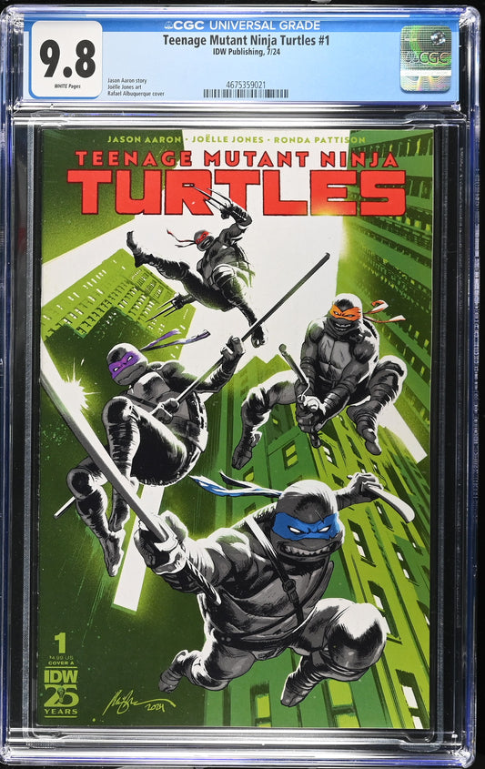 Teenage Mutant Ninja Turtles 1 CGC 9.8 7/24 IDW Publishing
