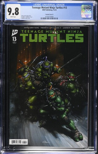 TMNT 13 Cover D, By Clayton Crane - CGC 9.8