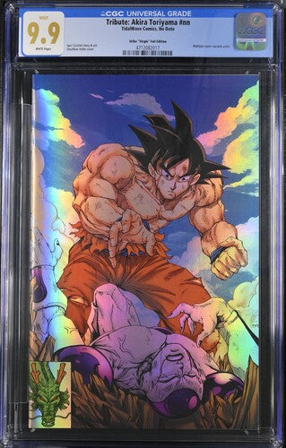 NYCC 2025 Excl Tribute Toriyama ASM 316 Homage Virgin Foil CGC 9.9