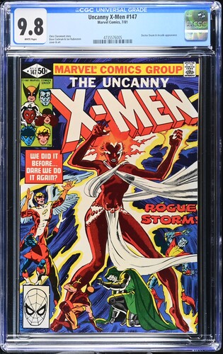 Uncanny X-Men #147 - CGC 9.8 - 1981 Marvel Comics