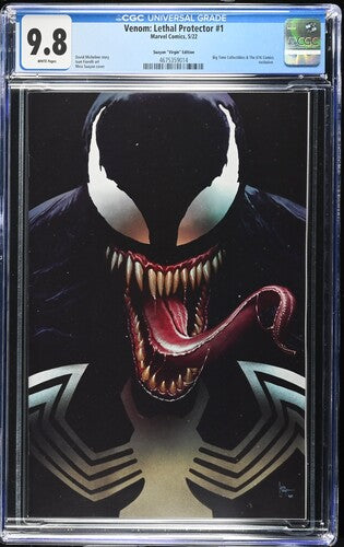 Venom: Lethal Protector 1 CGC 9.8 5/22 Marvel Comics Suayan "Virgin" Edition