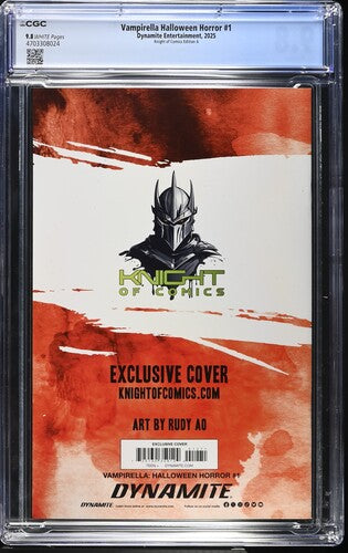 Vampirella Halloween Horror 1 CGC 9.8 White Pages (Iconic Rudy Ao Cover)