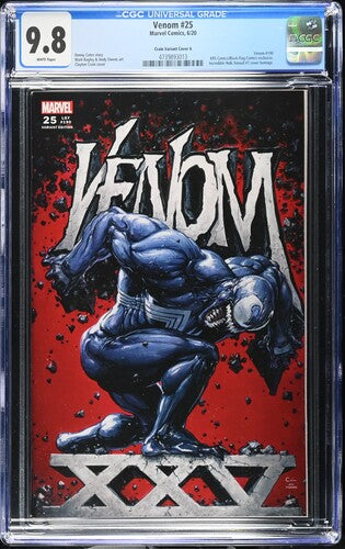 VENOM #18 - CGC 9.8 CLAYTON CRAIN VARIANT COVER!