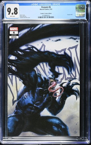 Venom #6 CGC 9.8 Frankies Comics Edition Dell'Otto Variant Cover 2022
