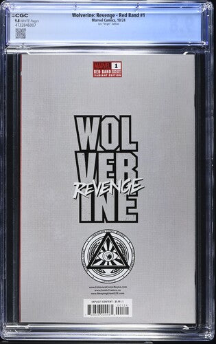 Wolverine: Revenge Red Band #1 Exclusive Puppetter Lee Variant CGC 9.8