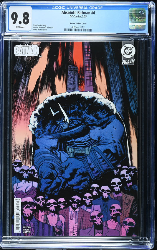 Absolute Batman #4 James Harren 1:25 Incentive Variant Cover - CGC 9.8