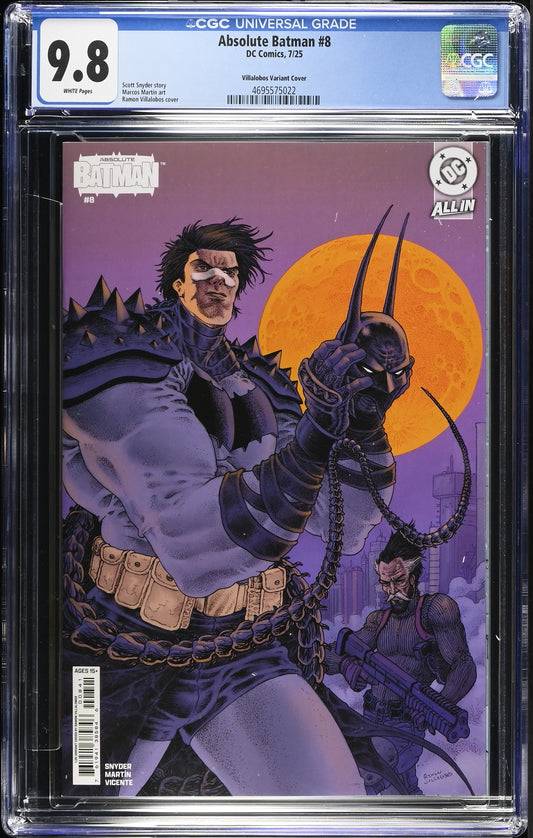 Absolute Batman #8 Ramon Villalobos Incentive Variant Cover - CGC 9.8