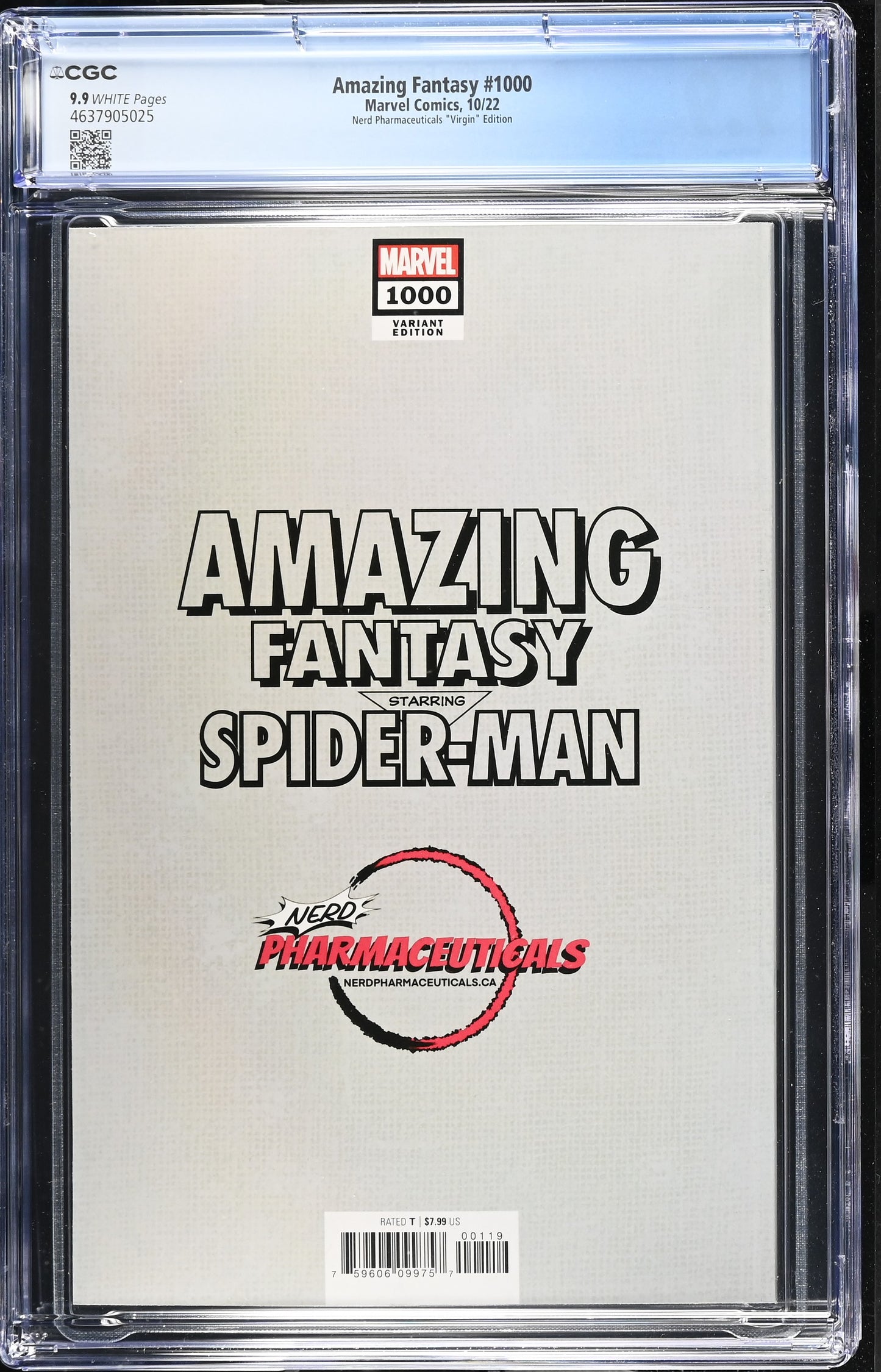 Amazing Fantasy #1000 CGC 9.9 Roy Boney Exclusive Virgin Variant Spider-Man