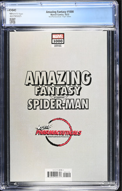 Amazing Fantasy #1000 CGC 9.9 Roy Boney Exclusive Virgin Variant Spider-Man