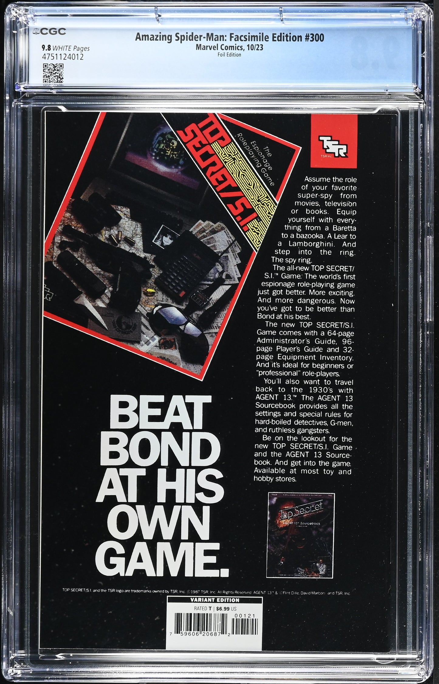 Amazing Spider-Man: Facsimile Edition #300 CGC 9.8 Foil Edition 10/23
