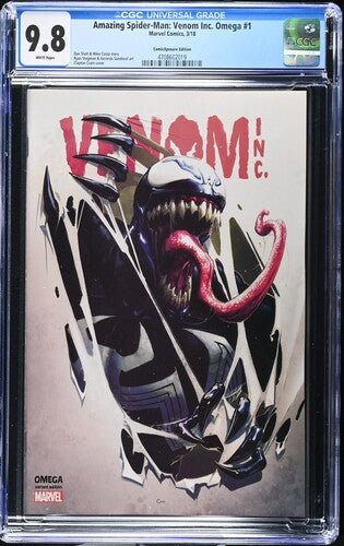 Amazing Spider-Man: Venom Inc Omega #1 - Crain ComicXposure Edition - CGC 9.8 🔥