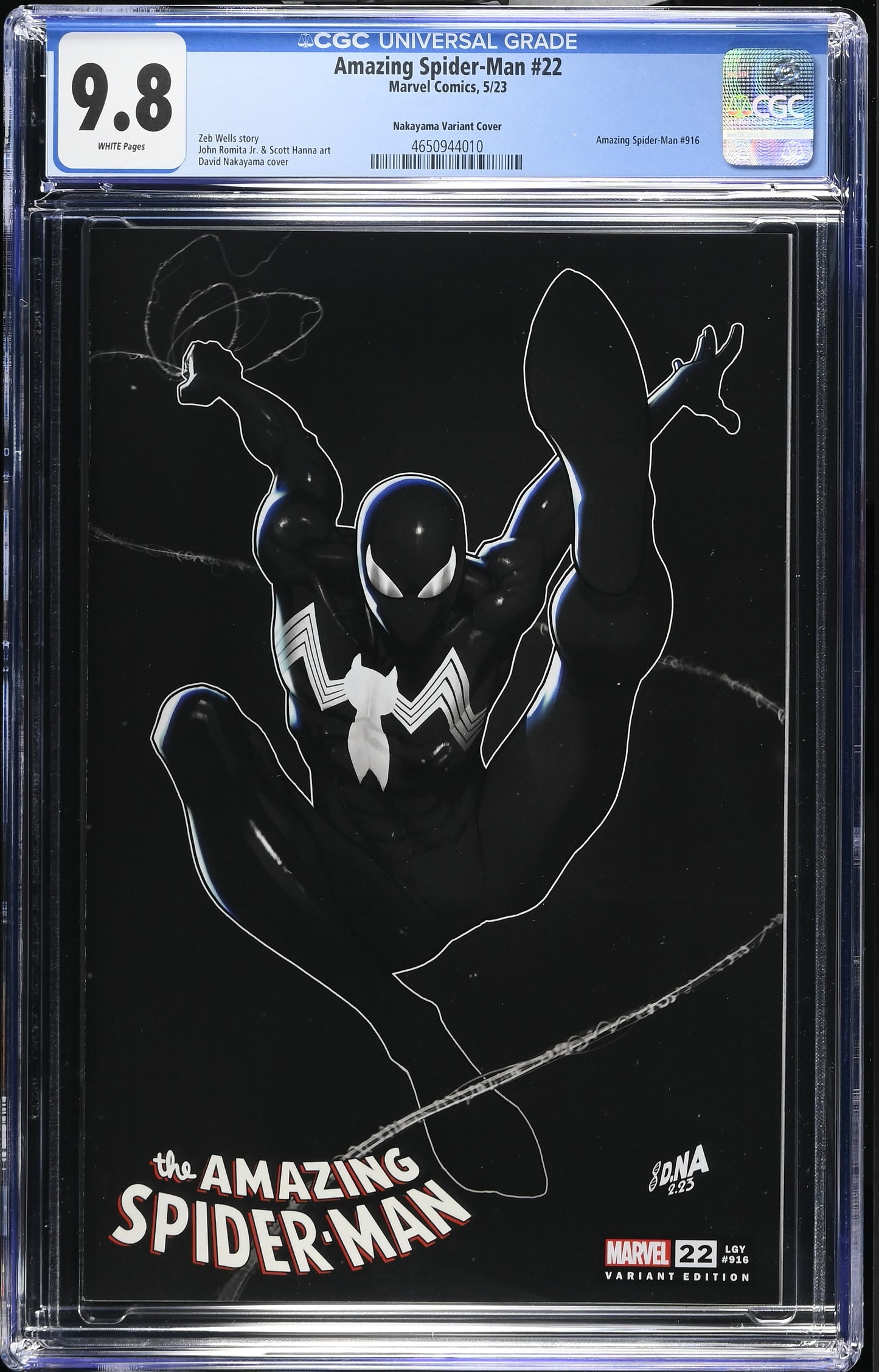 Amazing Spider-Man #22 CGC 9.8 David Nakayama Variant