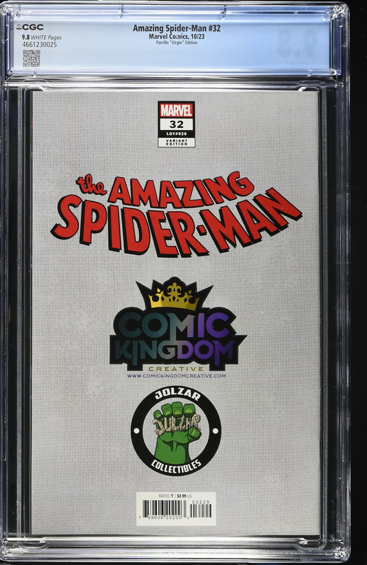 Amazing Spider-man #32 Parrillo Virgin Variant CGC 9.8