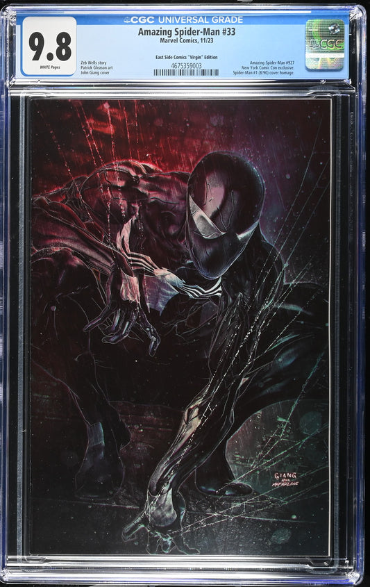 Amazing Spider-man #33 CGC 9.8 John Giang NYCC EXCL Virgin Variant