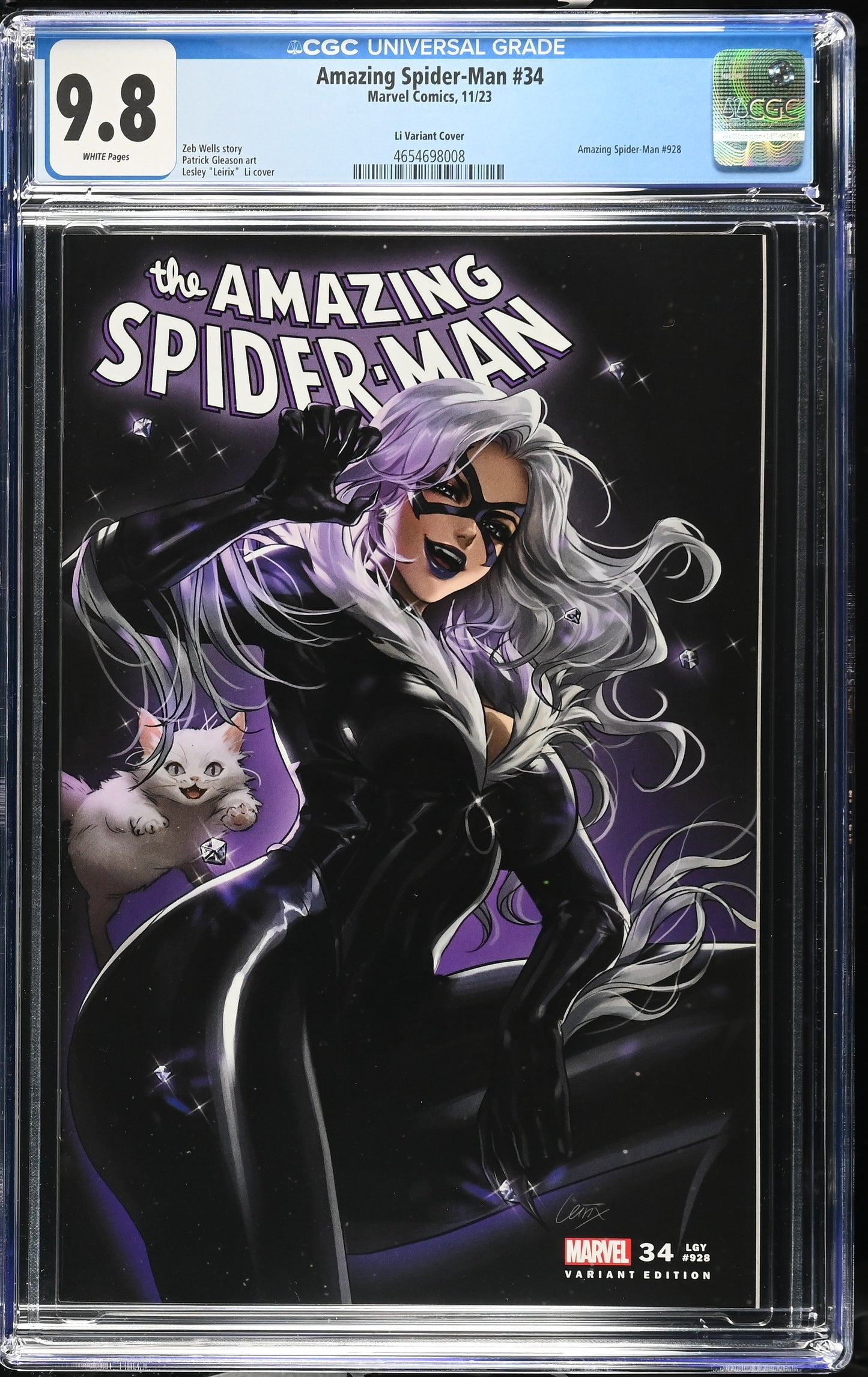 Amazing Spider-Man 34 - Marvel 2023 - CGC 9.8 - Leirix Li Variant