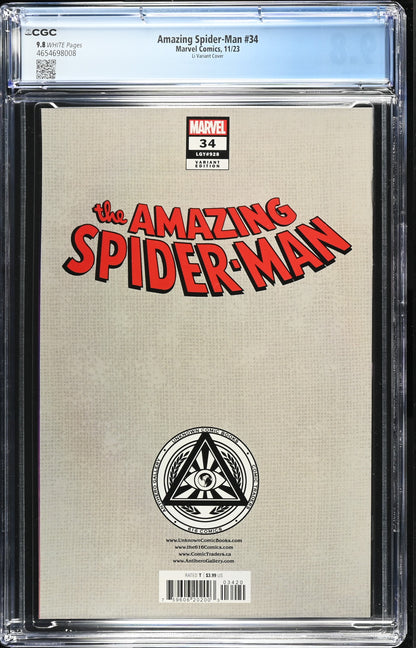 Amazing Spider-Man 34 - Marvel 2023 - CGC 9.8 - Leirix Li Variant