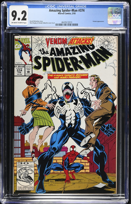 Amazing Spider-Man #374 CGC 9.2